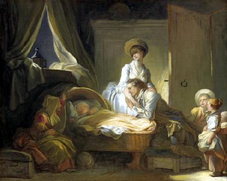 Jean Honore Fragonard La Visite a la nourrice